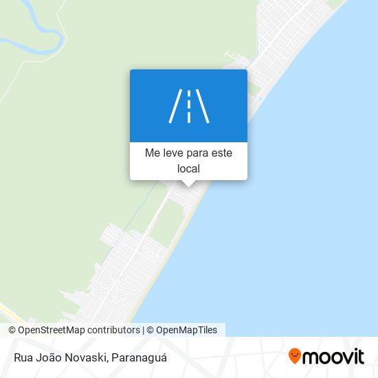 Rua João Novaski mapa