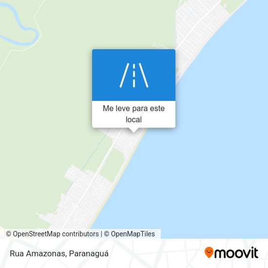 Rua Amazonas mapa