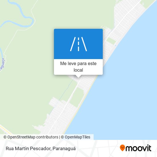 Rua Martin Pescador mapa