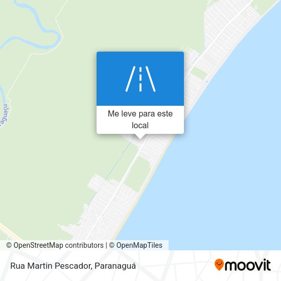 Rua Martin Pescador mapa