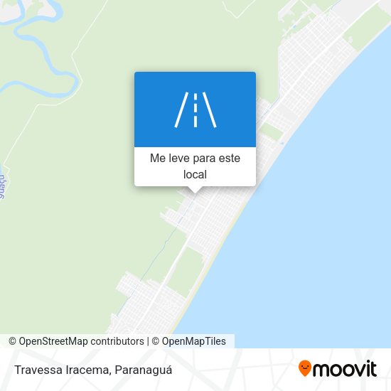 Travessa Iracema mapa