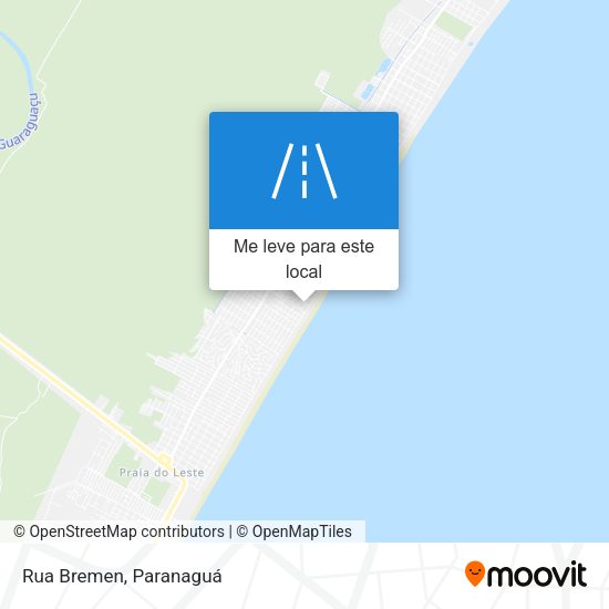 Rua Bremen mapa