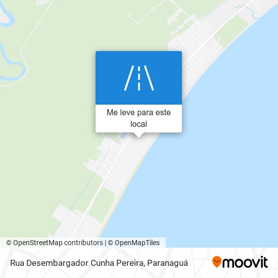 Rua Desembargador Cunha Pereira mapa