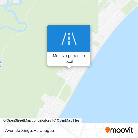 Avenida Xingu mapa