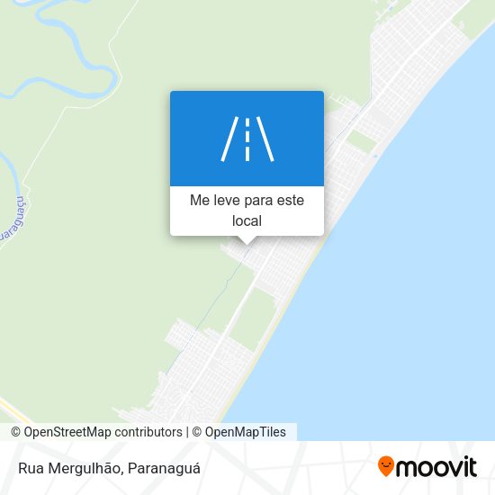 Rua Mergulhão mapa