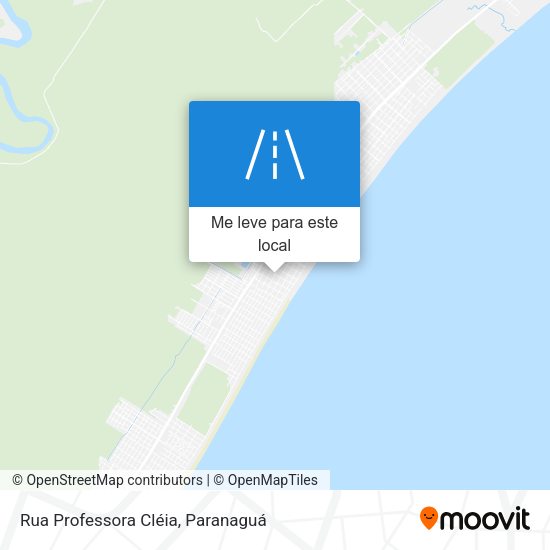 Rua Professora Cléia mapa