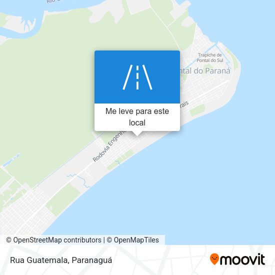 Rua Guatemala mapa