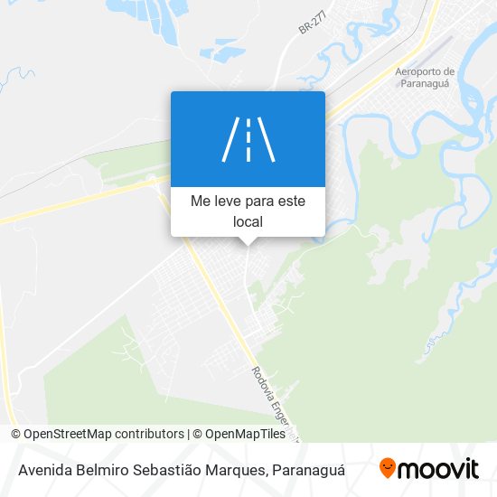 Avenida Belmiro Sebastião Marques mapa
