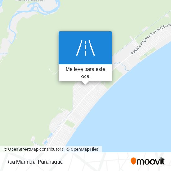 Rua Maringá mapa