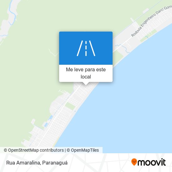 Rua Amaralina mapa