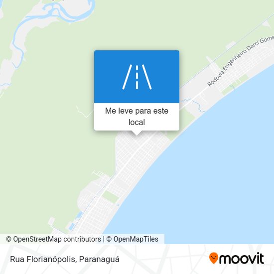 Rua Florianópolis mapa