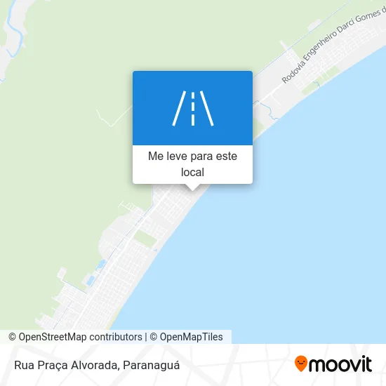 Rua Praça Alvorada mapa
