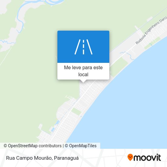 Rua Campo Mourão mapa