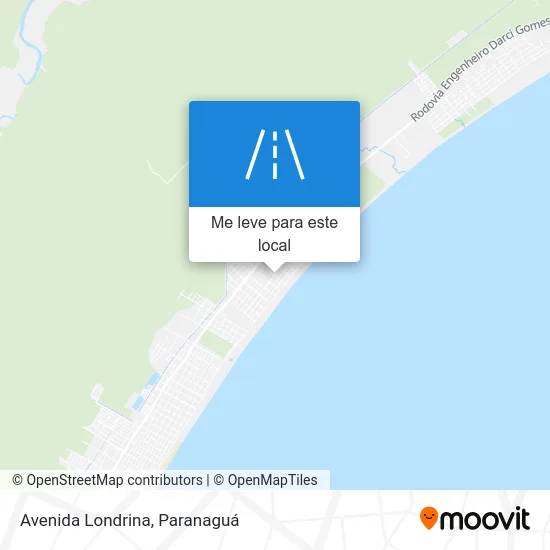 Avenida Londrina mapa