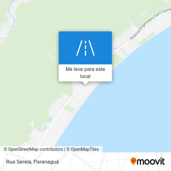 Rua Sereia mapa