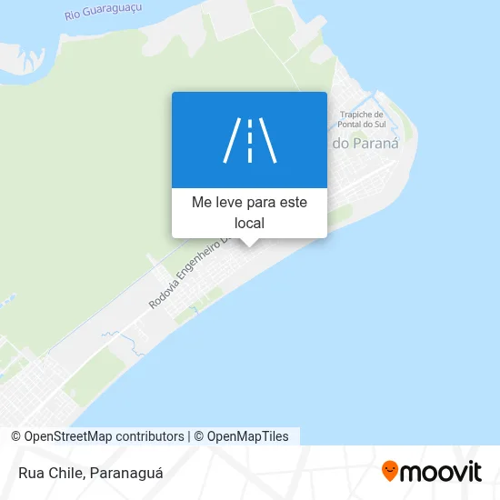 Rua Chile mapa