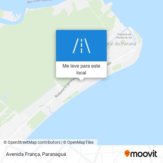Avenida França mapa