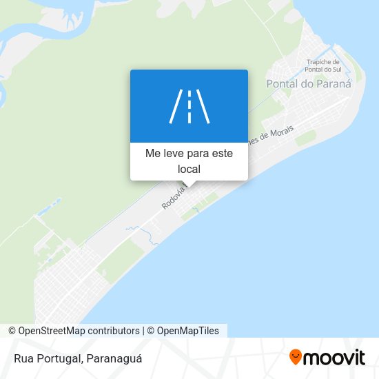 Rua Portugal mapa