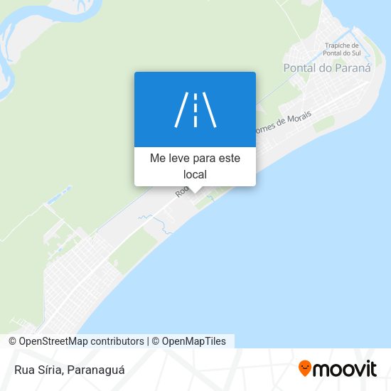 Rua Síria mapa