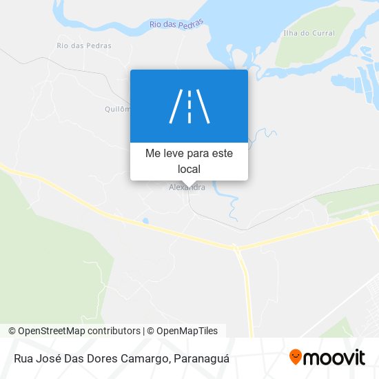 Rua José Das Dores Camargo mapa