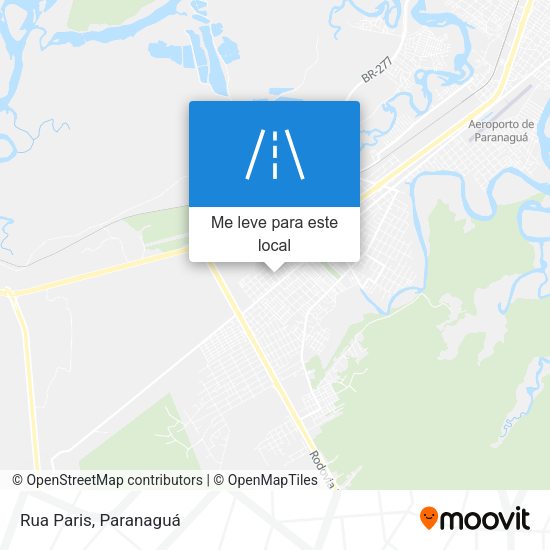 Rua Paris mapa