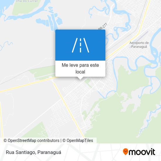 Rua Santiago mapa
