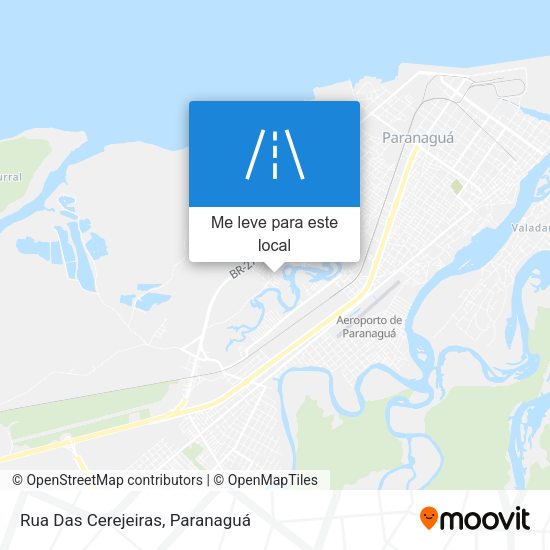 Rua Das Cerejeiras mapa