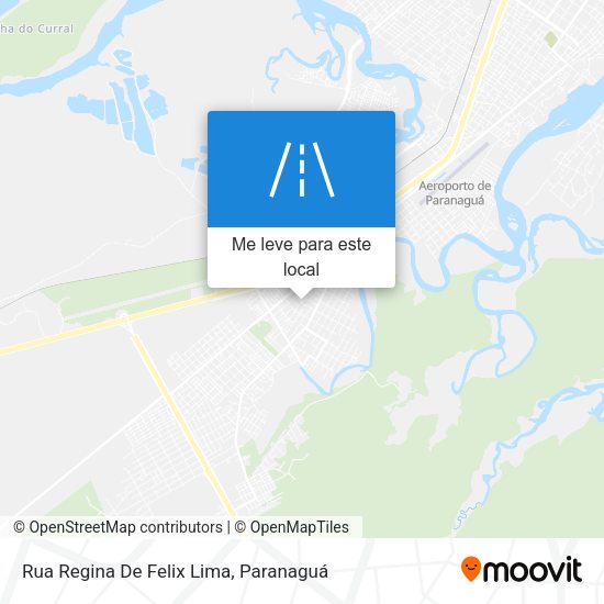 Rua Regina De Felix Lima mapa