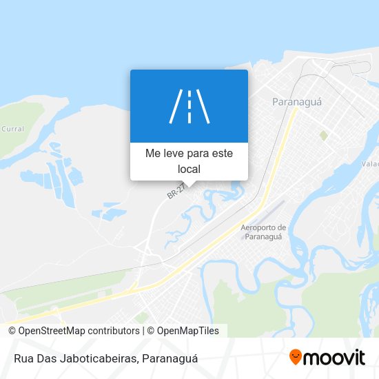 Rua Das Jaboticabeiras mapa