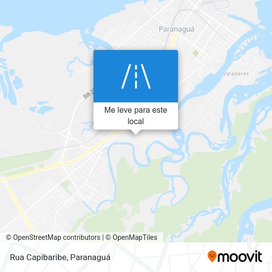 Rua Capibaribe mapa