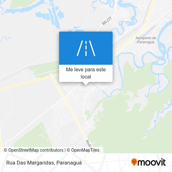 Rua Das Margaridas mapa