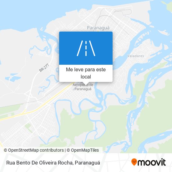 Rua Bento De Oliveira Rocha mapa