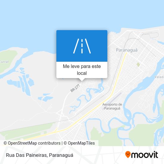 Rua Das Paineiras mapa