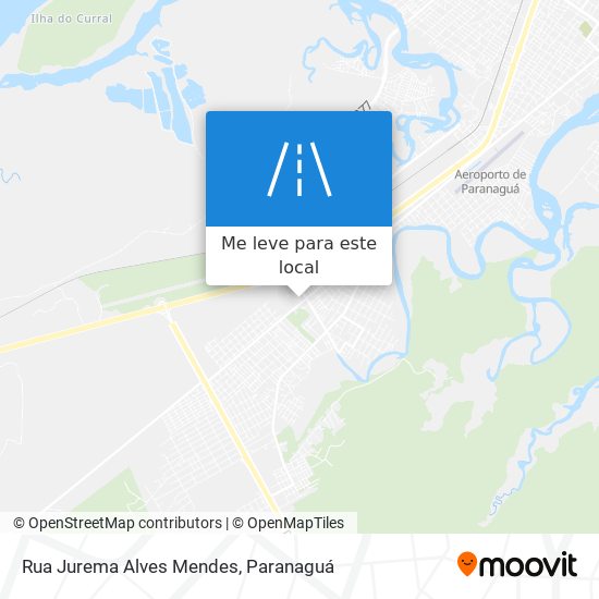 Rua Jurema Alves Mendes mapa