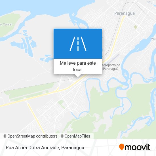 Rua Alzira Dutra Andrade mapa