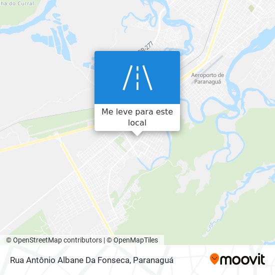 Rua Antônio Albane Da Fonseca mapa
