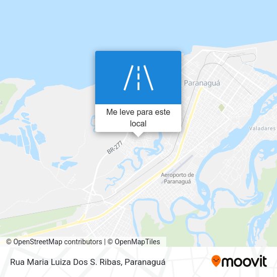 Rua Maria Luiza Dos S. Ribas mapa