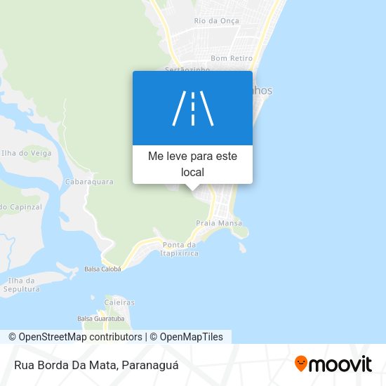 Rua Borda Da Mata mapa