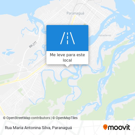 Rua Maria Antonina Silva mapa