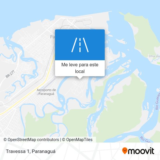 Travessa 1 mapa