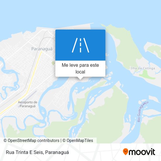 Rua Trinta E Seis mapa