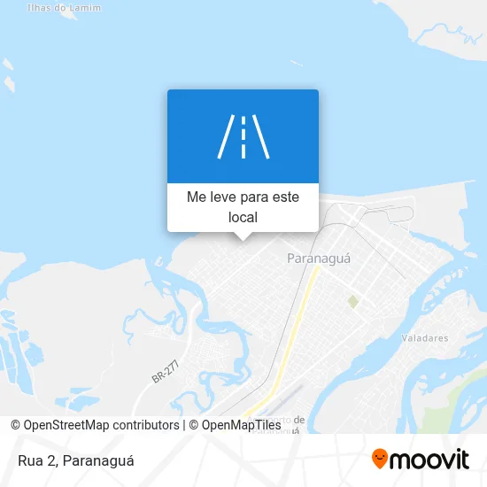 Rua 2 mapa