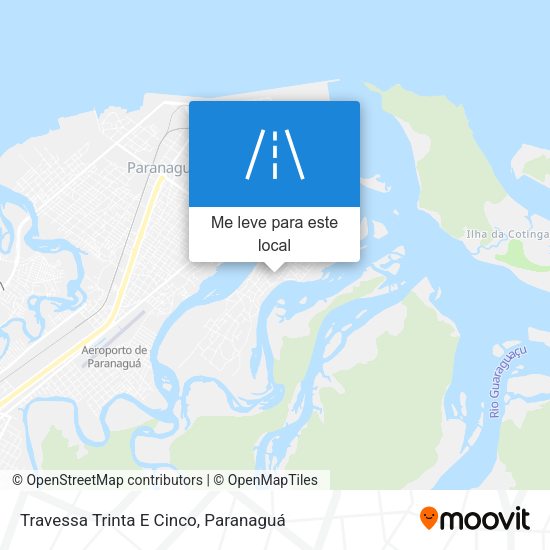 Travessa Trinta E Cinco mapa