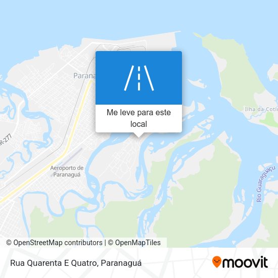 Rua Quarenta E Quatro mapa