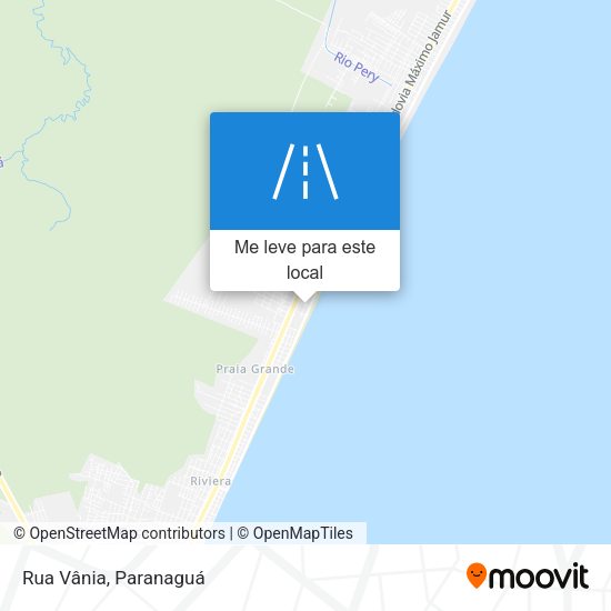 Rua Vânia mapa