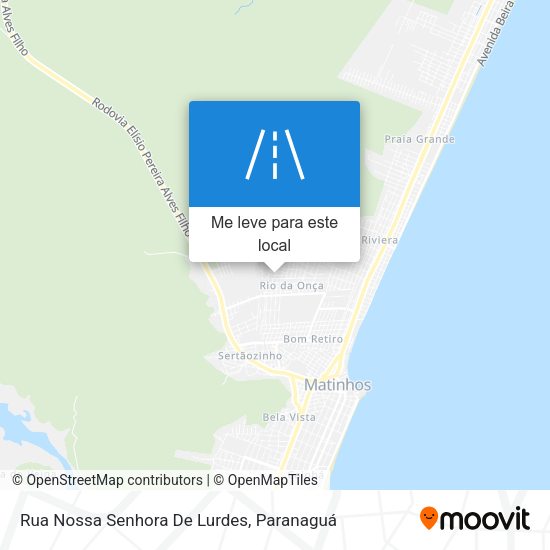 Rua Nossa Senhora De Lurdes mapa