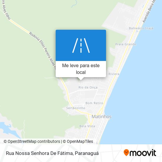 Rua Nossa Senhora De Fátima mapa