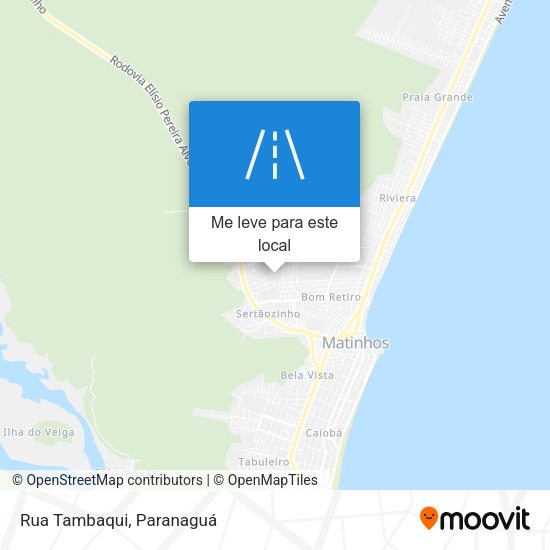 Rua Tambaqui mapa
