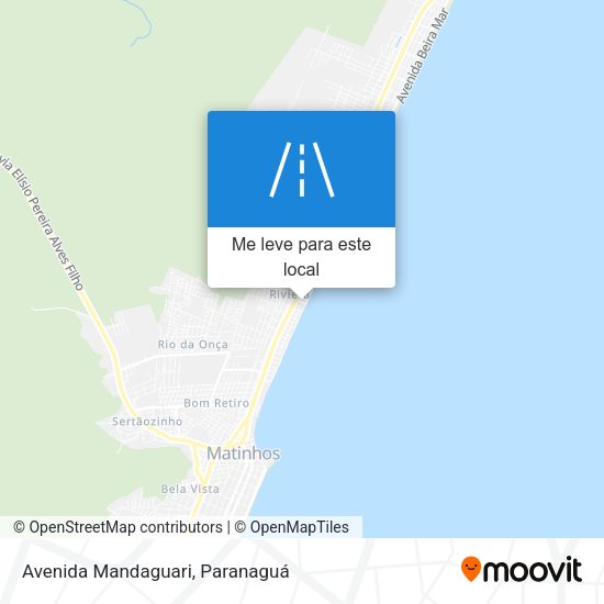 Avenida Mandaguari mapa