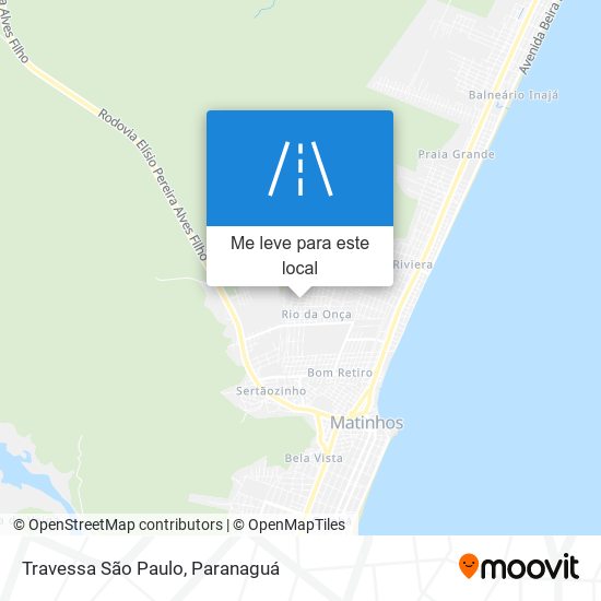 Travessa São Paulo mapa